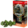Dungeons & Dragons Adventure Dice Set - Barbarian (Green/Brown) - Thirsty Meeples