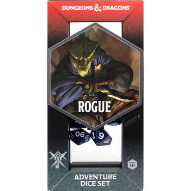 Dungeons & Dragons Adventure Dice Set - Rogue (Purple) - Thirsty Meeples