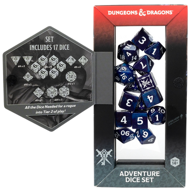 Dungeons & Dragons Adventure Dice Set - Rogue (Purple) - Thirsty Meeples