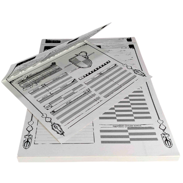 Doomsong RPG: Pad of Guild/Character Sheets