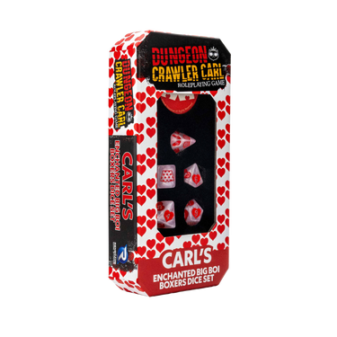 Dungeon Crawler Carl RPG: Carl's Enchanted Big Boi Boxers Dice Set (PRE-ORDER)