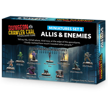 Dungeon Crawler Carl RPG: Miniatures Set 2: Enemies & Allies (PRE-ORDER)