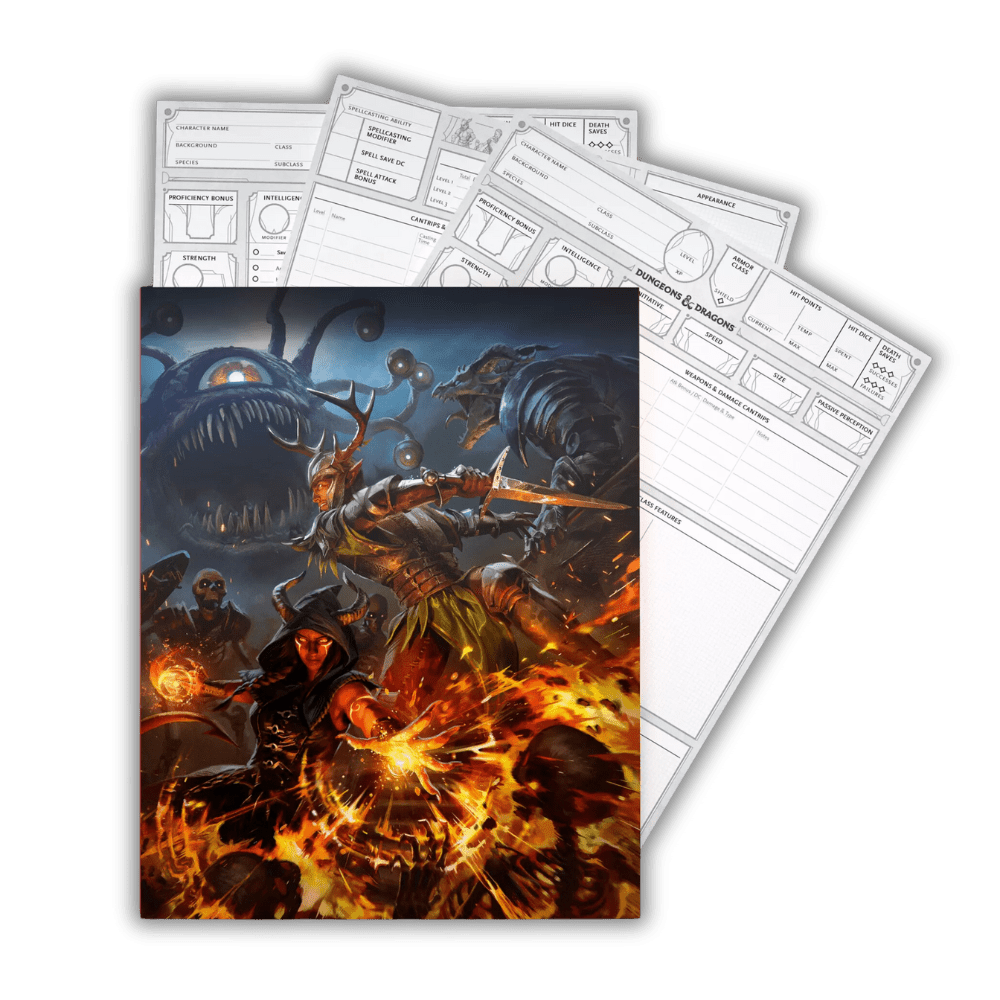 Dungeons & Dragons RPG: Character Sheets 2024 (PRE-ORDER)