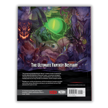 Dungeons & Dragons RPG: Monster Manual 2025 - Thirsty Meeples