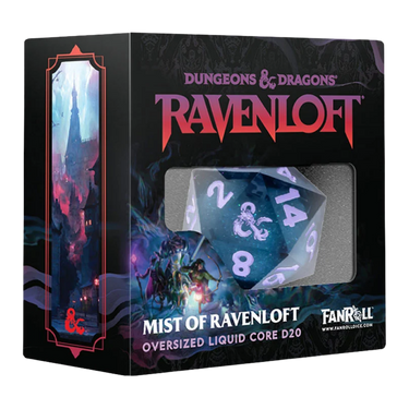 Dungeons and Dragons: Ravenloft Oversized Liquid Core D20 (PRE-ORDER)