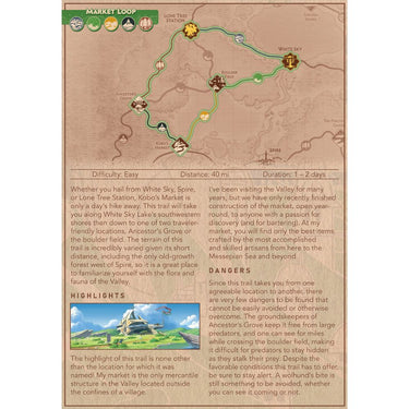 Earthborne Rangers: The Valley Trail Map