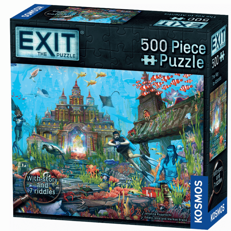 EXIT Puzzle: The Key to Atlantis (500 Pieces) (PRE-ORDER)