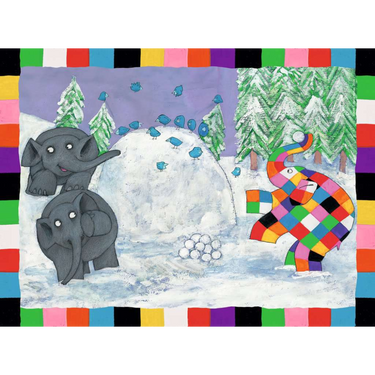 Elmer the Elephant (4 in a Box)