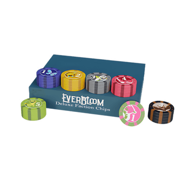 Everbloom: 25 Deluxe Faction Chips - Thirsty Meeples