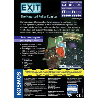 EXIT: The Haunted Roller Coaster - Thirsty Meeples