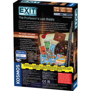 EXIT: The Professor's Last Riddle - Thirsty Meeples