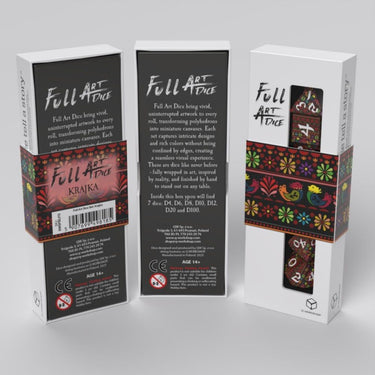 Full Art Dice Set: Krajka