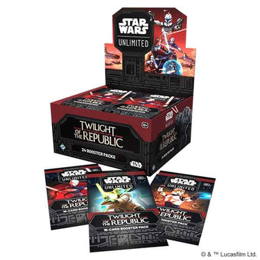 Star Wars: Unlimited - Twilight of the Republic Booster Display (24 Packs) - Thirsty Meeples
