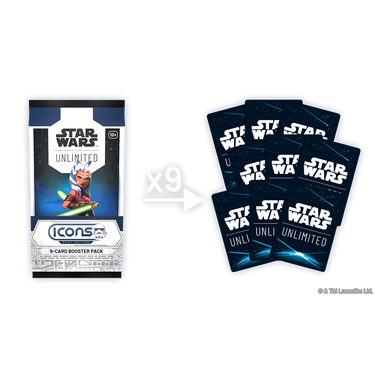 Star Wars: Unlimited ICONS 2027 Booster Display