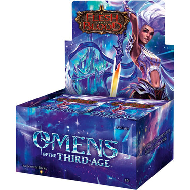 Flesh And Blood TCG: Omens of the Third Age Booster Box (24 packs) (PRE-ORDER)