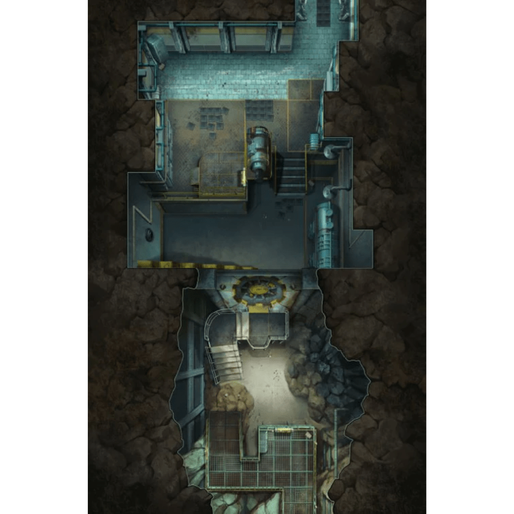 Rpg Map Pack Fallout RPG: Map Pack 1 - Vault – Thirsty Meeples