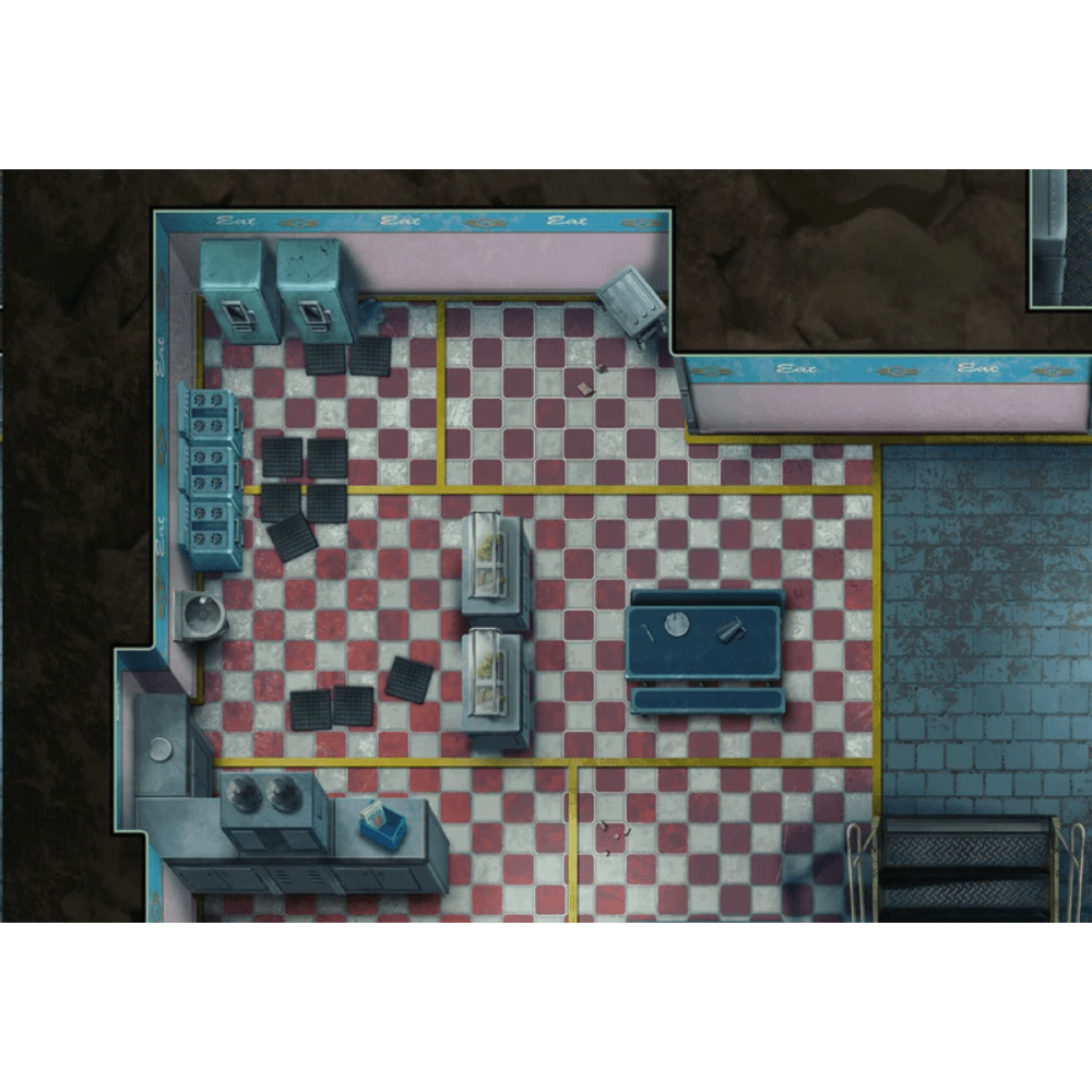 Rpg Map Pack Fallout RPG: Map Pack 1 - Vault – Thirsty Meeples