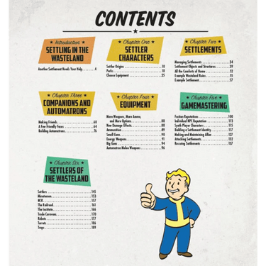 Fallout RPG: Settler's Guide Book