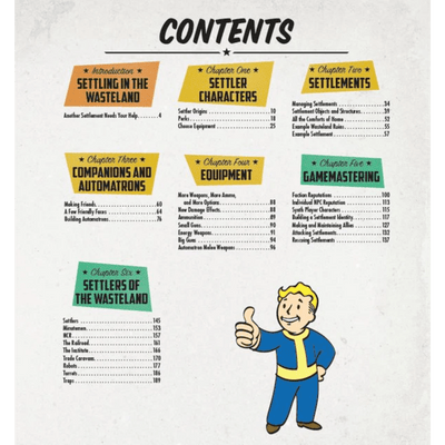 Fallout RPG: Settler's Guide Book