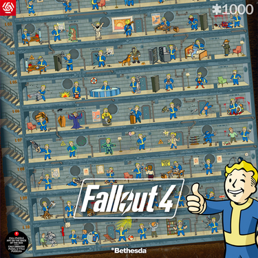 Fallout 4 Perk Poster Puzzle - Thirsty Meeples