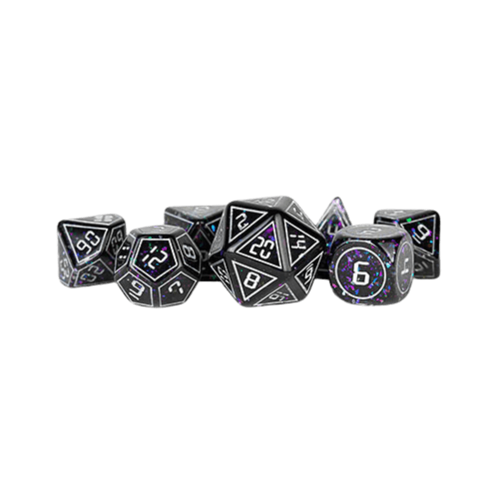 Framed Void 16mm Resin Poly Dice Set