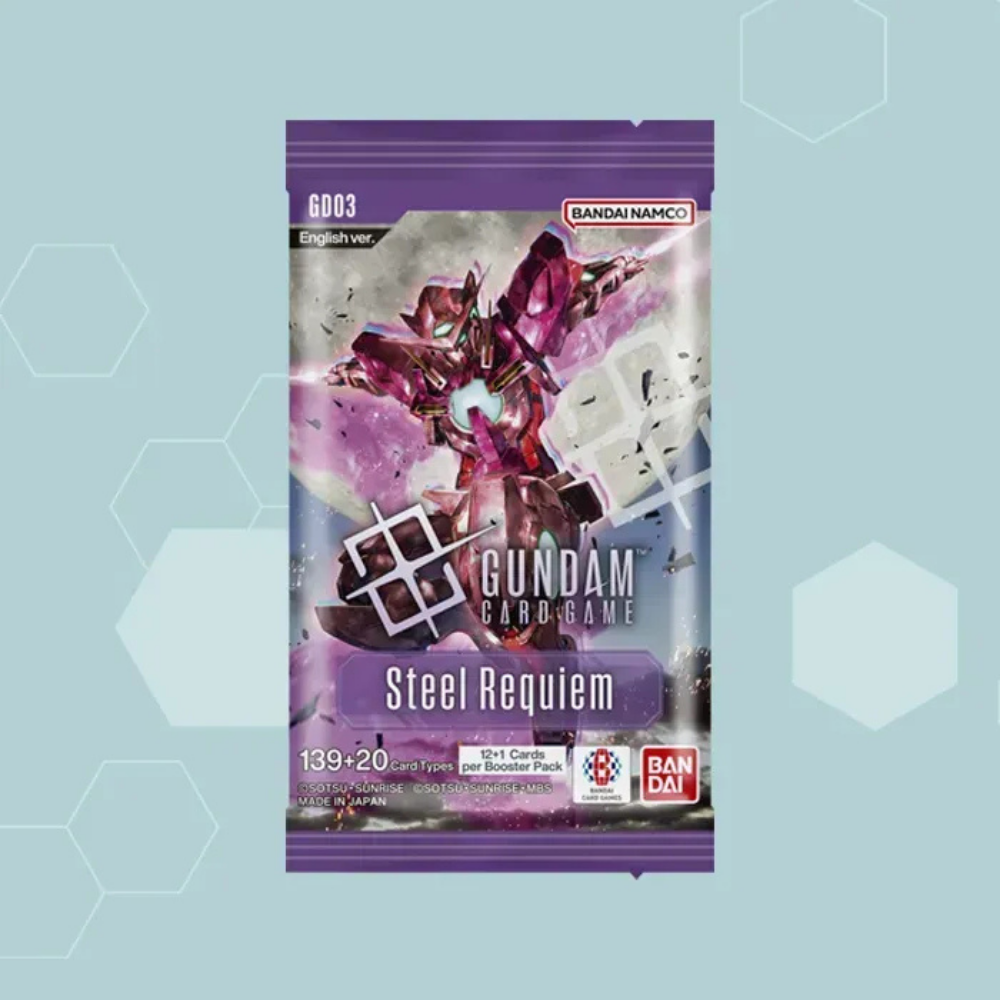 Gundam Card Game: Steel Requiem Booster Box [GD03] – Thirsty Meeples