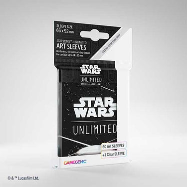 Star Wars: Unlimited Art Sleeves (Card Back White)