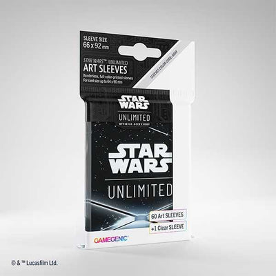 Star Wars: Unlimited Art Sleeves (Card Back Black) (PRE-ORDER)