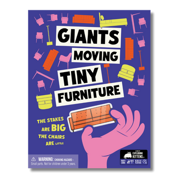 Giants Moving Tiny Furniture