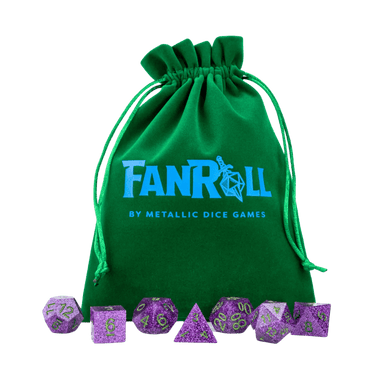Velvet Dice Bag With Satin Liner 6″x8″