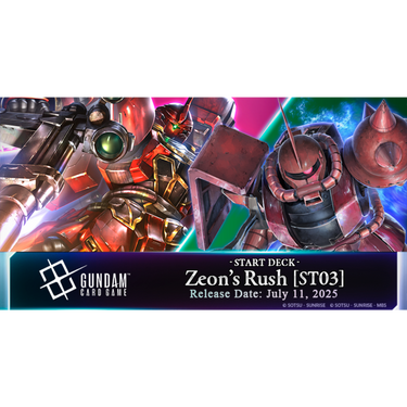 Gundam Card Game: Zeon's Rush Gundam Assemble Starter Set [ST03A] (PRE-ORDER)