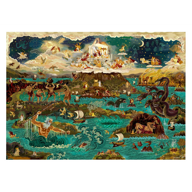 The World of the Odyssey & Other Greek Myths puzzle artwork by Adam Simpson