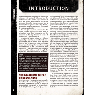Heart: The City Beneath RPG - Sanctum - Thirsty Meeples