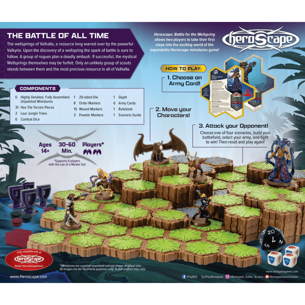 Recovery Battle Box Heroscape: Battle for the Wellspring Battle Box – Thirsty Meeples