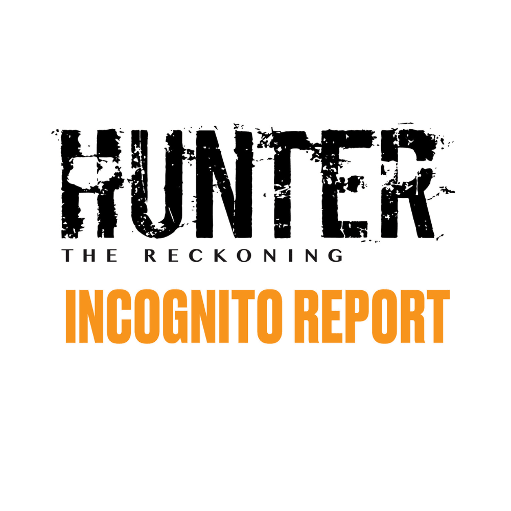 Hunter: The Reckoning RPG - Incognito Report Sourcebook (PRE-ORDER)