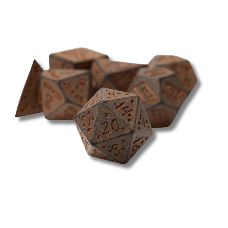 Illusory Stone RPG Dice Set: Granite (PRE-ORDER)