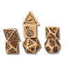 Illusory Stone RPG Dice Set: Sandstone (PRE-ORDER) - Thirsty Meeples