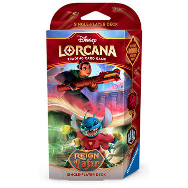 Disney Lorcana TCG: Reign of Jafar Starter Deck (Ruby & Steel)