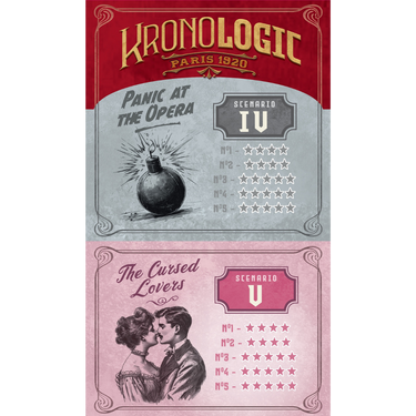 Kronologic: Paris 1920 - Panic at the Opera & The Cursed Lovers - Thirsty Meeples