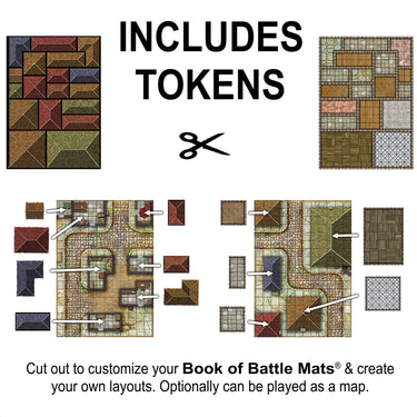 Giant Book of Battle Mats: Streets, Sewers & Cemeteries