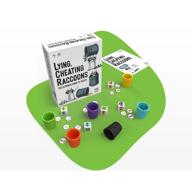 Lying, Cheating, Racoons (PRE-ORDER) - Thirsty Meeples
