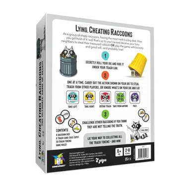 Lying, Cheating, Racoons (PRE-ORDER) - Thirsty Meeples