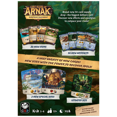 Lost Ruins of Arnak: Surprise Shipment box back