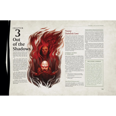 Legend of the Five Rings RPG Shadowlands box set featuring game art and rulebook for Edge Entertainment's fantasy role-playing game