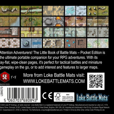 Little Book of Battle Mats: Pocket Edition