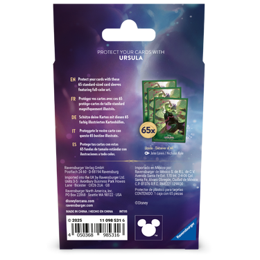 Disney Lorcana TCG: Card Sleeves - Ursula