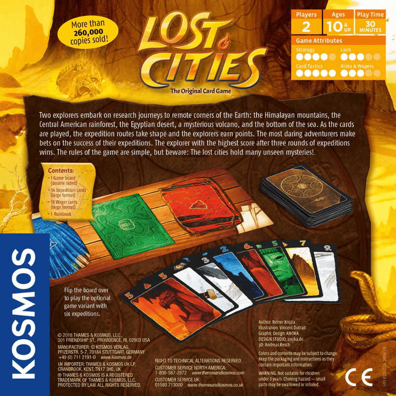 Lost Cities: The Card Game - Thirsty Meeples