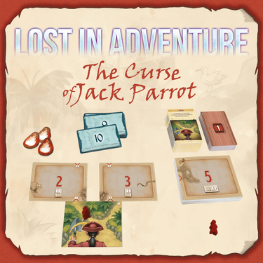 Lost in Adventure: The Curse of Jack Parrot (PRE-ORDER) - Thirsty Meeples
