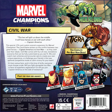 Marvel Champions: The Card Game – Civil War - Thirsty Meeples