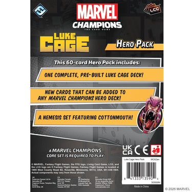 Luke Cage Hero Pack box back and contents